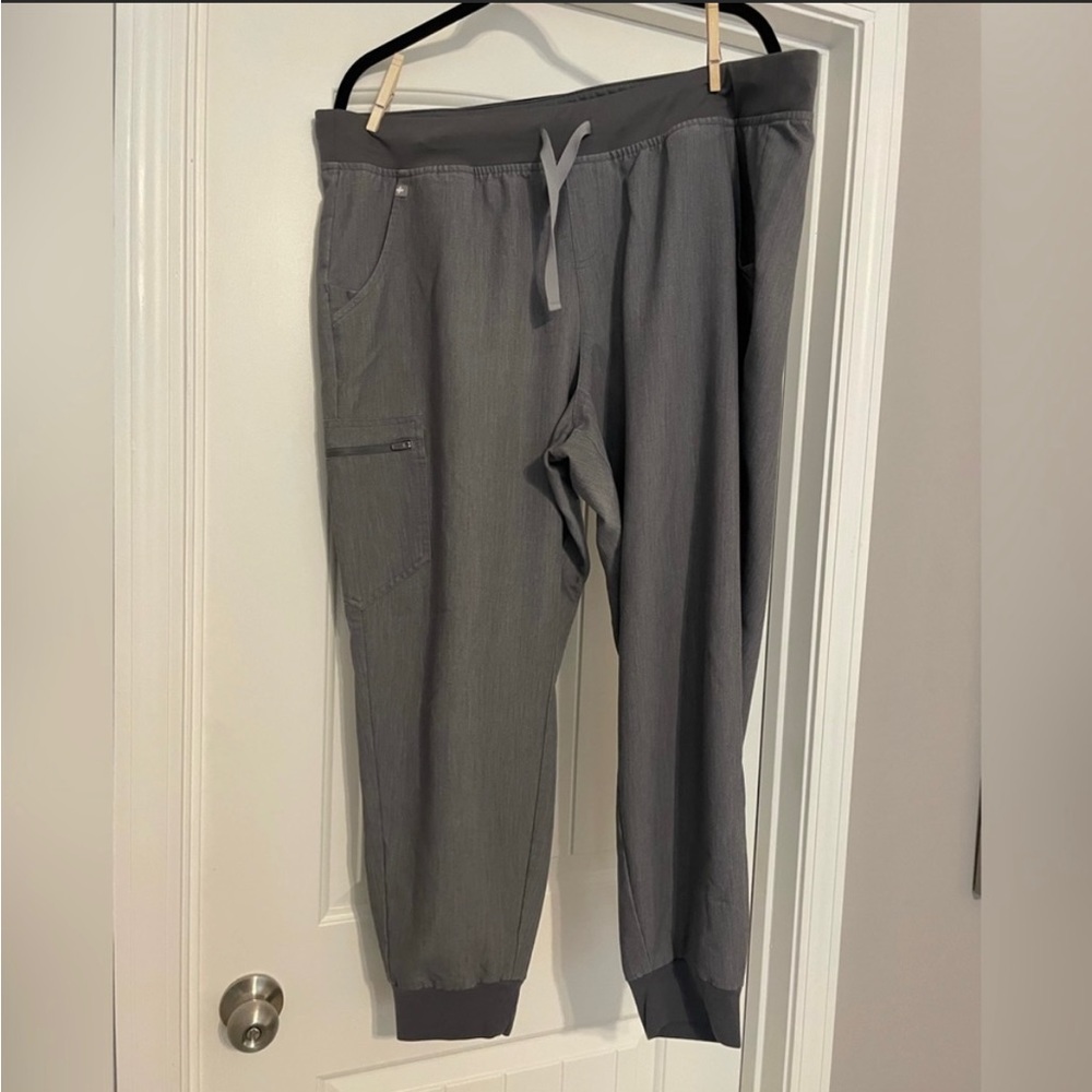 Gray Drawstring Jogger Pants for Women